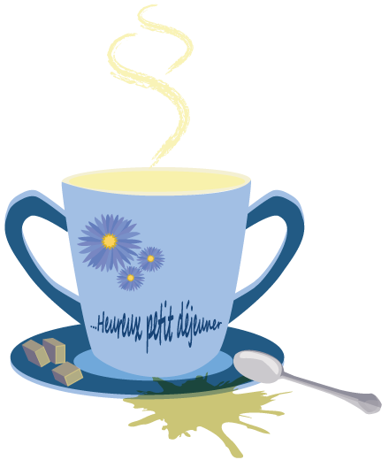 un chaleureux petit déjeuner